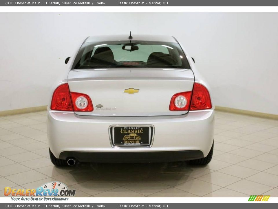 2010 Chevrolet Malibu LT Sedan Silver Ice Metallic / Ebony Photo #6
