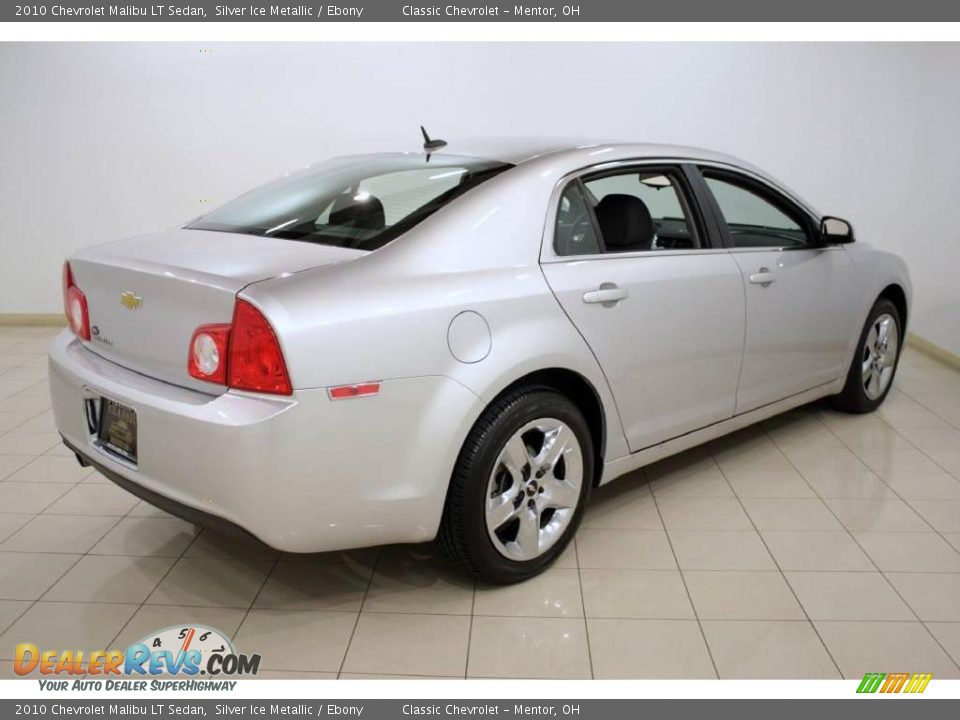 2010 Chevrolet Malibu LT Sedan Silver Ice Metallic / Ebony Photo #7