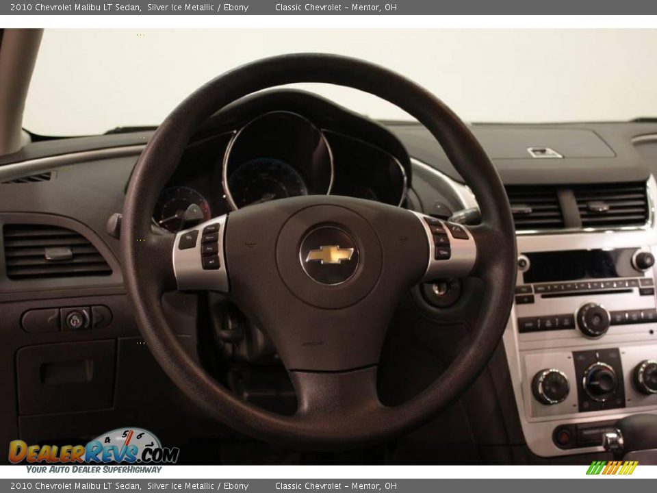 2010 Chevrolet Malibu LT Sedan Silver Ice Metallic / Ebony Photo #10