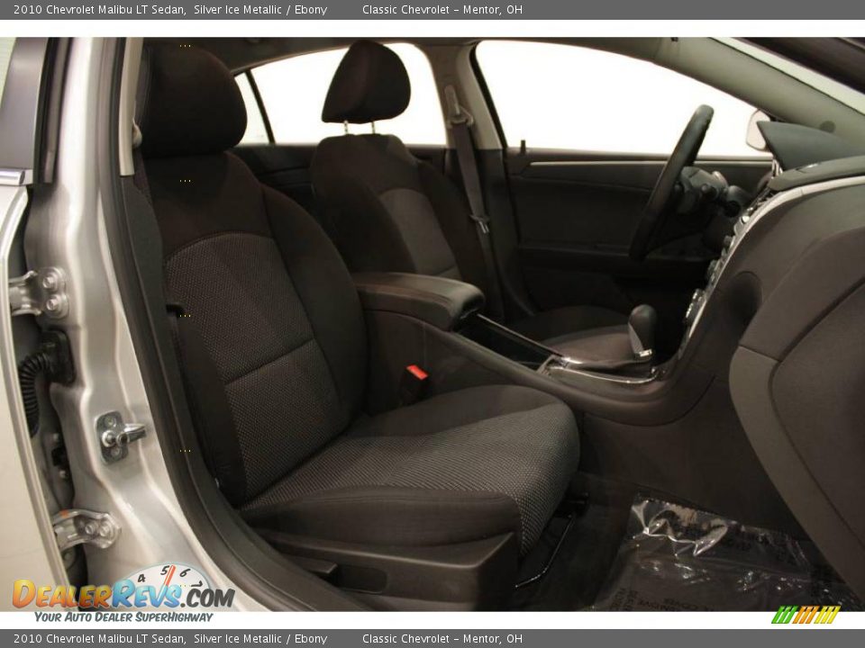 2010 Chevrolet Malibu LT Sedan Silver Ice Metallic / Ebony Photo #15