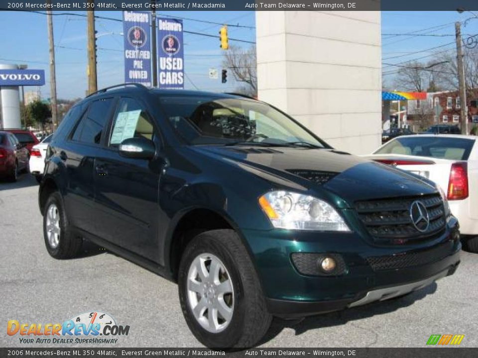 2006 Mercedes-Benz ML 350 4Matic Everest Green Metallic / Macadamia Photo #1