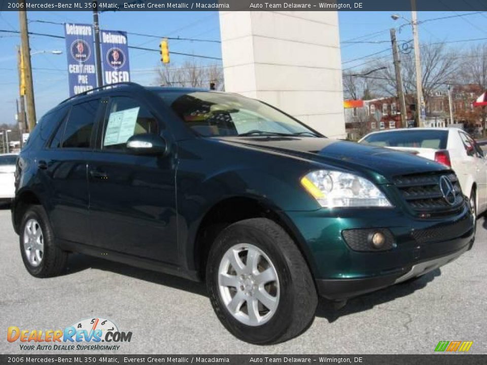 2006 Mercedes-Benz ML 350 4Matic Everest Green Metallic / Macadamia Photo #2