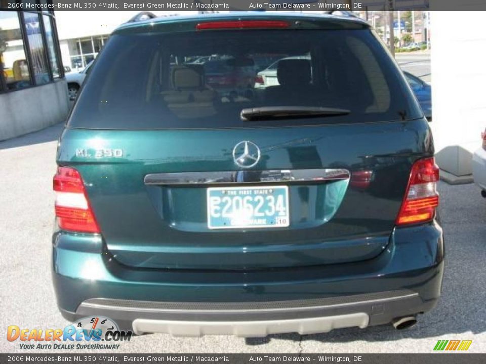 2006 Mercedes-Benz ML 350 4Matic Everest Green Metallic / Macadamia Photo #6