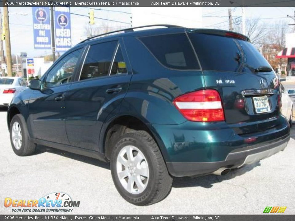 2006 Mercedes-Benz ML 350 4Matic Everest Green Metallic / Macadamia Photo #7