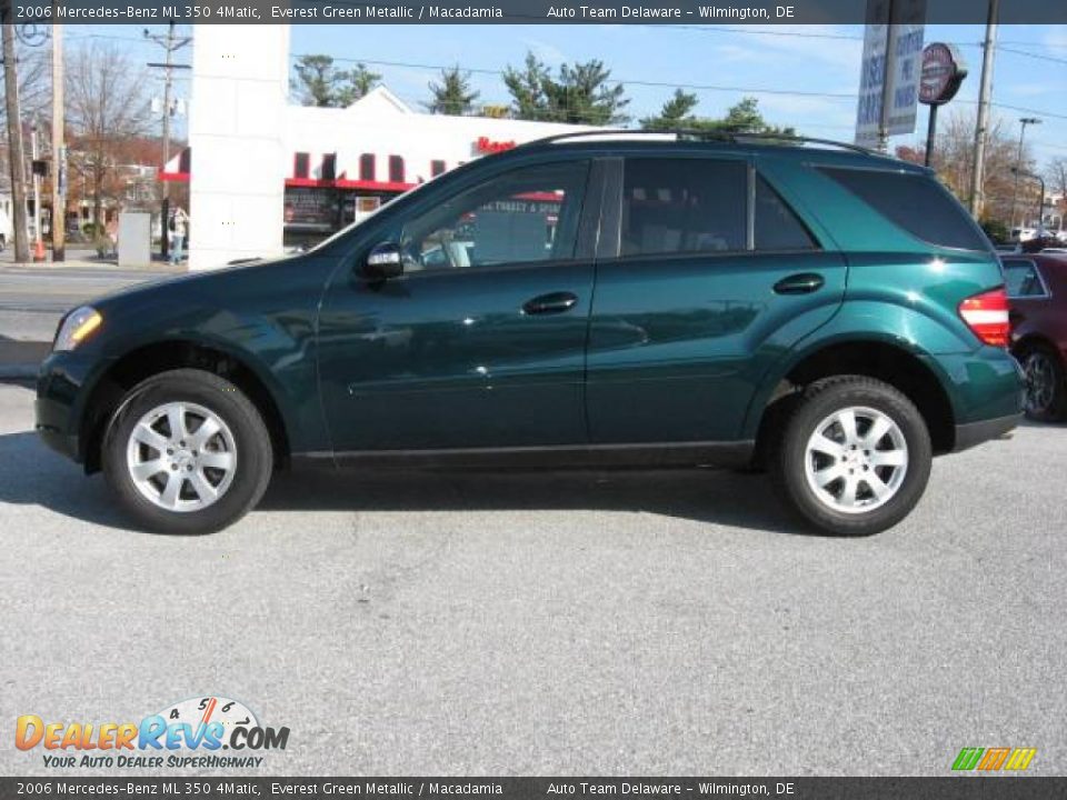 2006 Mercedes-Benz ML 350 4Matic Everest Green Metallic / Macadamia Photo #8