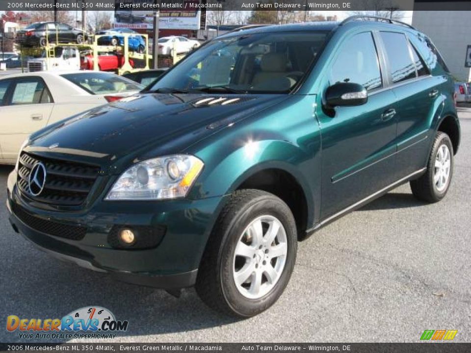 2006 Mercedes-Benz ML 350 4Matic Everest Green Metallic / Macadamia Photo #9