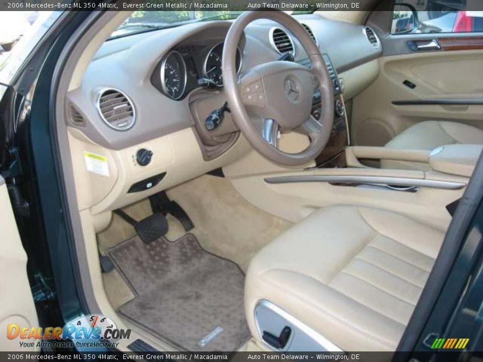 2006 Mercedes-Benz ML 350 4Matic Everest Green Metallic / Macadamia Photo #11