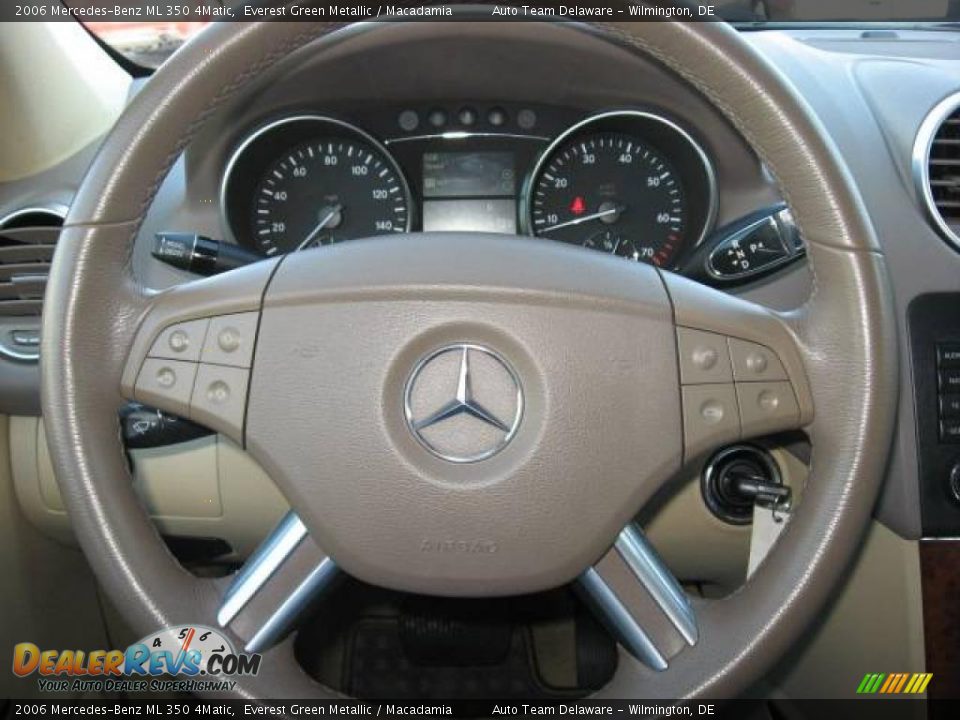 2006 Mercedes-Benz ML 350 4Matic Everest Green Metallic / Macadamia Photo #15