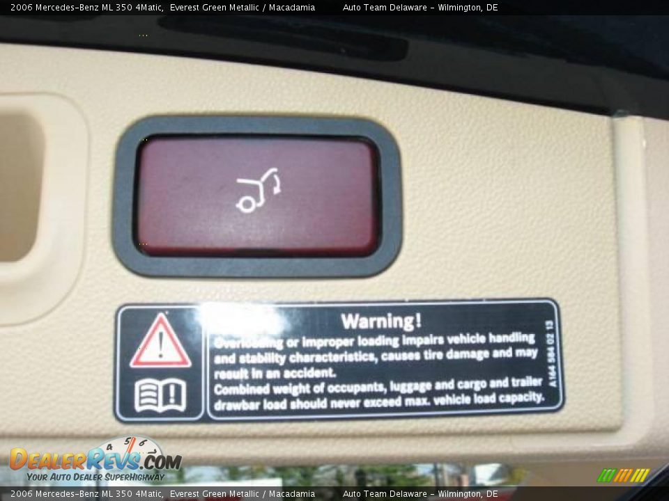 2006 Mercedes-Benz ML 350 4Matic Everest Green Metallic / Macadamia Photo #36