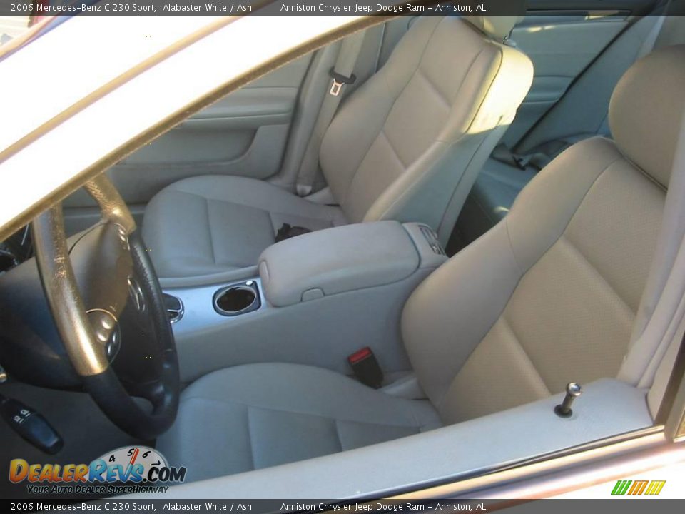 2006 Mercedes-Benz C 230 Sport Alabaster White / Ash Photo #5
