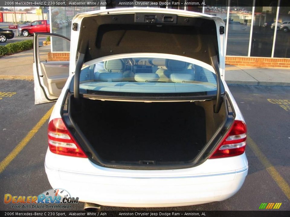 2006 Mercedes-Benz C 230 Sport Alabaster White / Ash Photo #7
