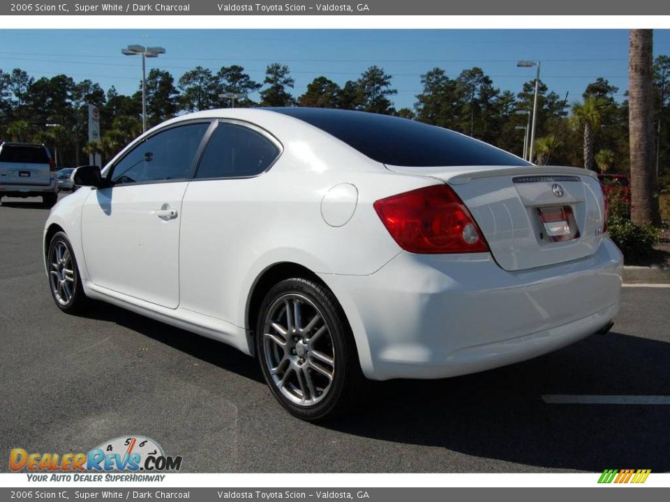 2006 Scion tC Super White / Dark Charcoal Photo #5