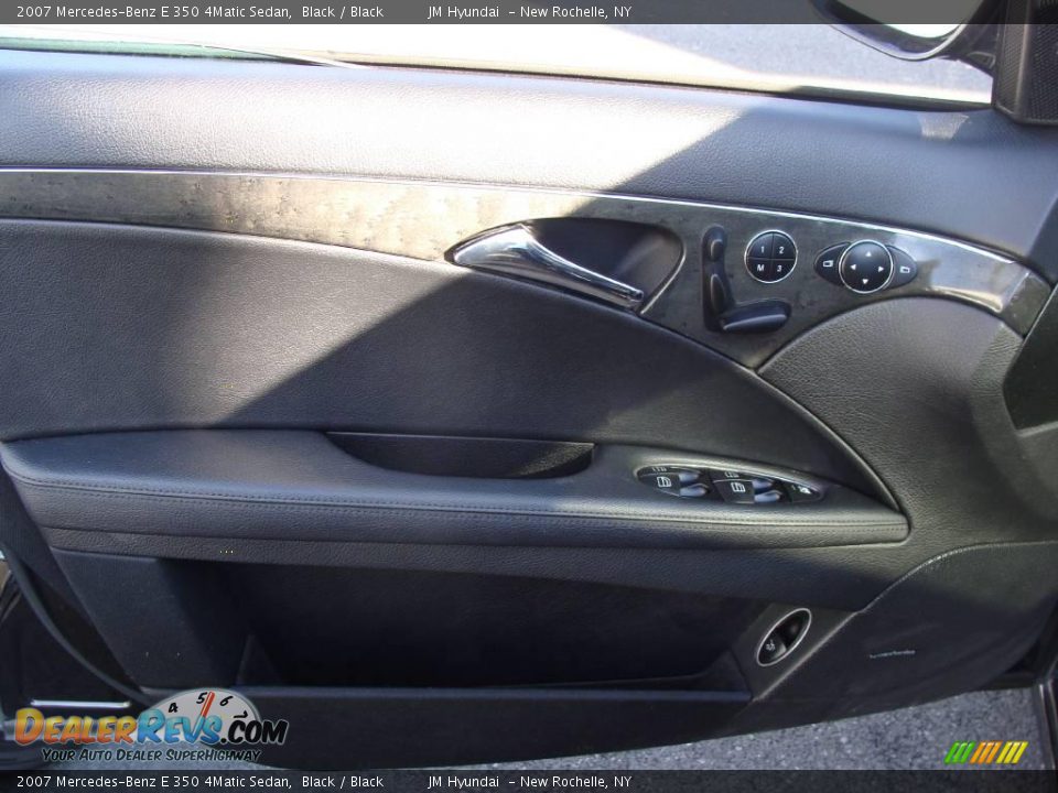 2007 Mercedes-Benz E 350 4Matic Sedan Black / Black Photo #8