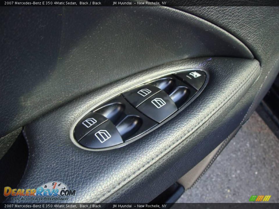 2007 Mercedes-Benz E 350 4Matic Sedan Black / Black Photo #9