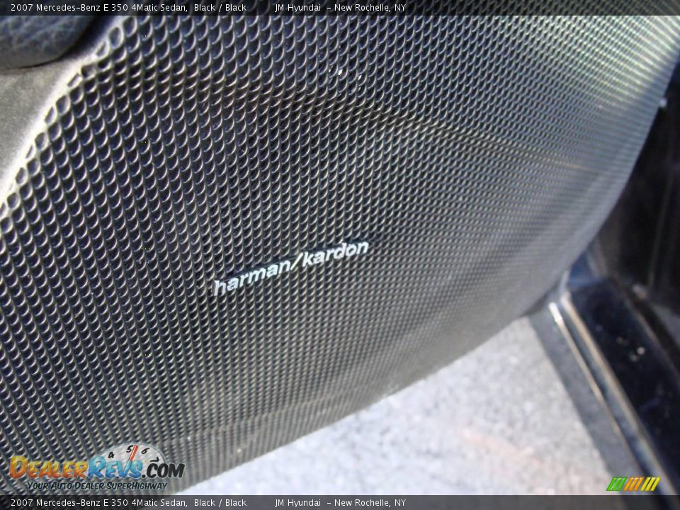 2007 Mercedes-Benz E 350 4Matic Sedan Black / Black Photo #10
