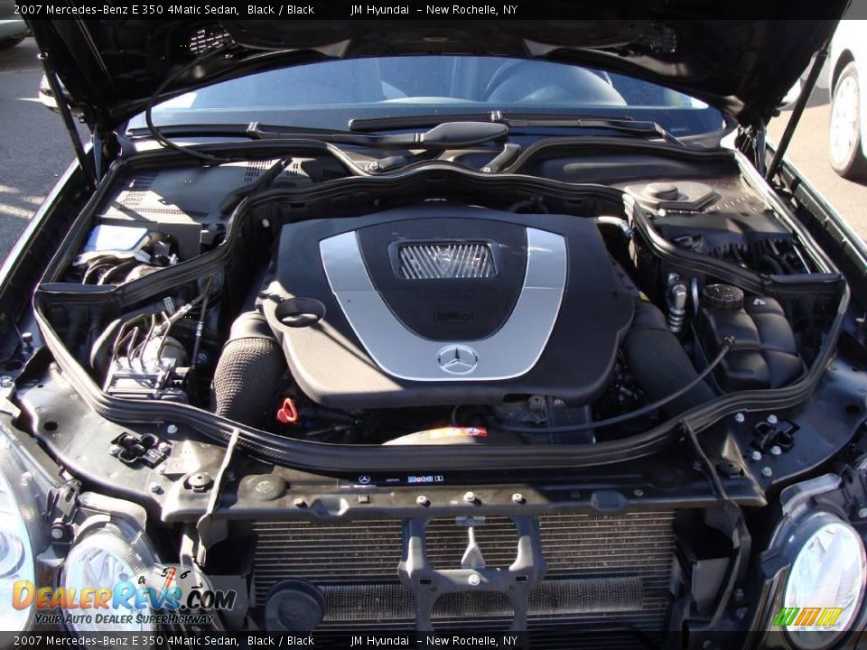 2007 Mercedes-Benz E 350 4Matic Sedan Black / Black Photo #25