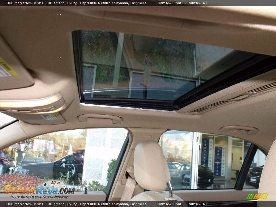 2008 Mercedes-Benz C 300 4Matic Luxury Capri Blue Metallic / Savanna/Cashmere Photo #9