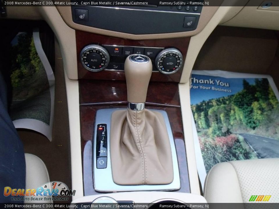 2008 Mercedes-Benz C 300 4Matic Luxury Capri Blue Metallic / Savanna/Cashmere Photo #13