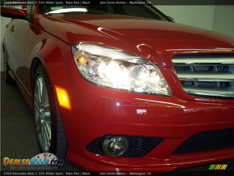 2009 Mercedes-Benz C 300 4Matic Sport Mars Red / Black Photo #4