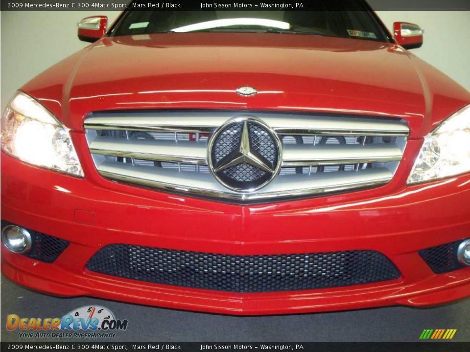 2009 Mercedes-Benz C 300 4Matic Sport Mars Red / Black Photo #5