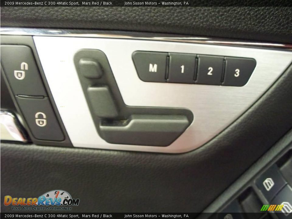 2009 Mercedes-Benz C 300 4Matic Sport Mars Red / Black Photo #18