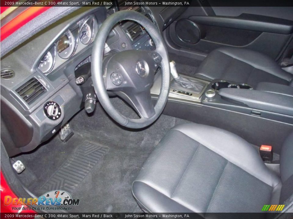 2009 Mercedes-Benz C 300 4Matic Sport Mars Red / Black Photo #19