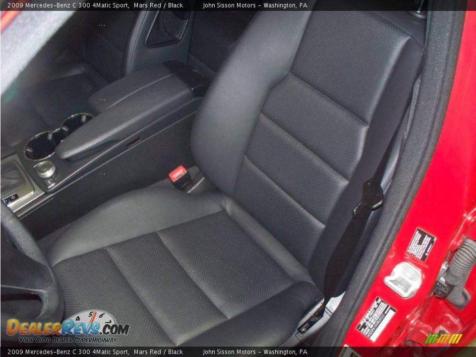 2009 Mercedes-Benz C 300 4Matic Sport Mars Red / Black Photo #21