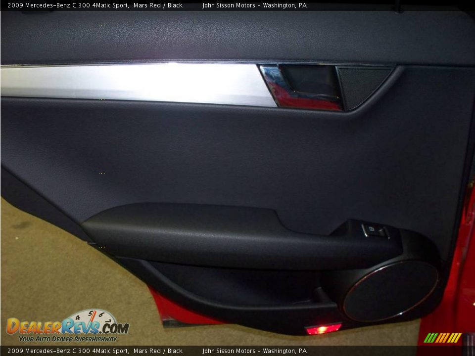 2009 Mercedes-Benz C 300 4Matic Sport Mars Red / Black Photo #22