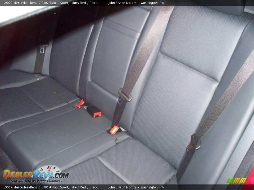 2009 Mercedes-Benz C 300 4Matic Sport Mars Red / Black Photo #24