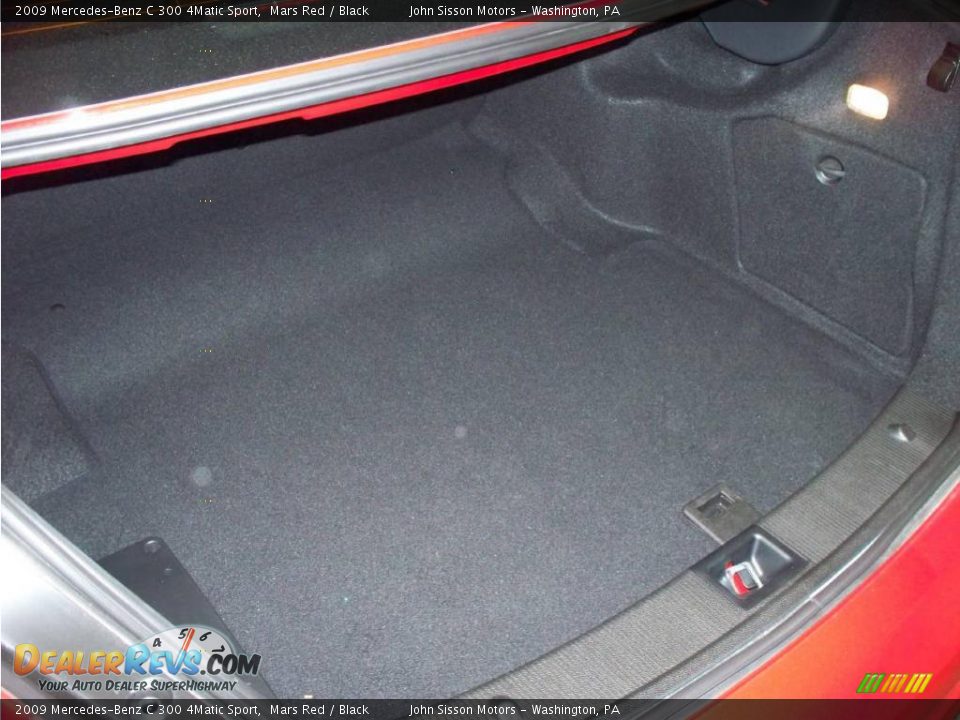 2009 Mercedes-Benz C 300 4Matic Sport Mars Red / Black Photo #25