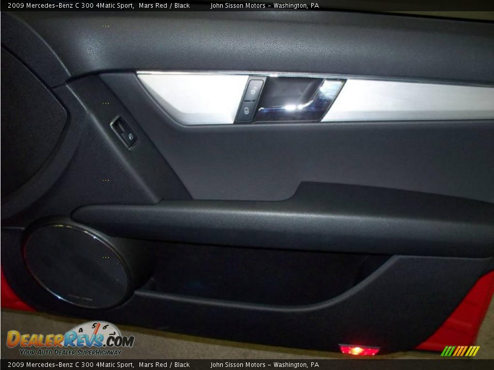 2009 Mercedes-Benz C 300 4Matic Sport Mars Red / Black Photo #26