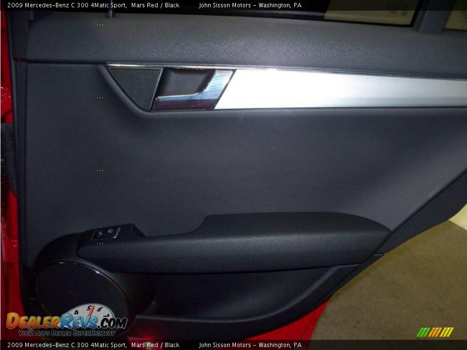 2009 Mercedes-Benz C 300 4Matic Sport Mars Red / Black Photo #29