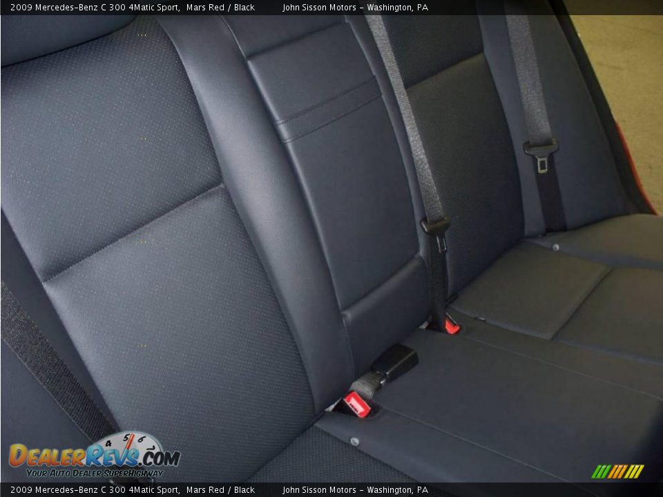2009 Mercedes-Benz C 300 4Matic Sport Mars Red / Black Photo #31