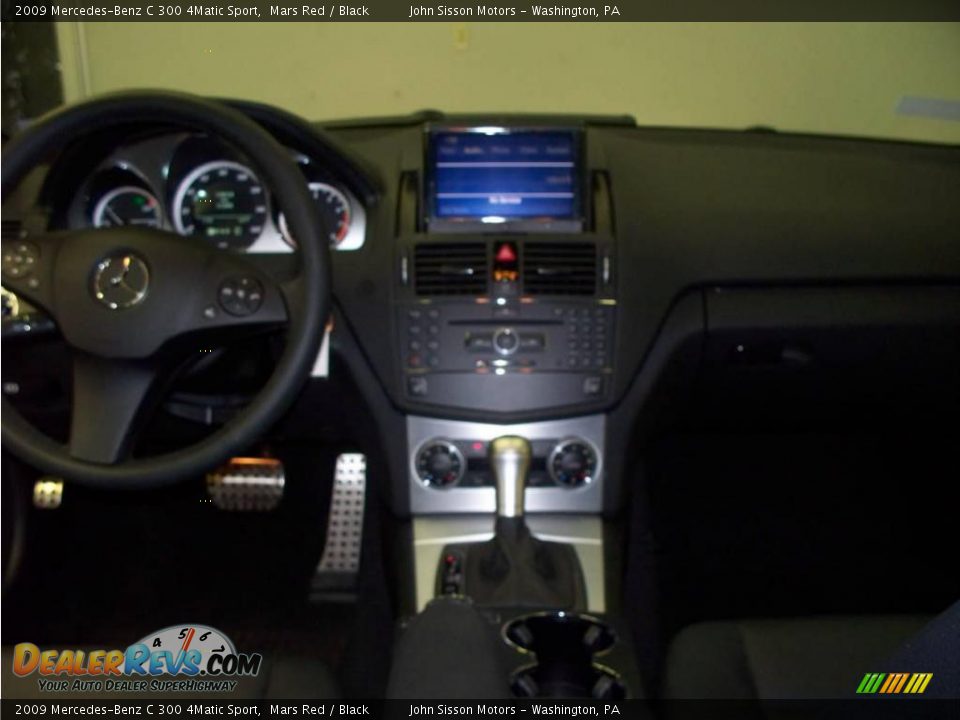 2009 Mercedes-Benz C 300 4Matic Sport Mars Red / Black Photo #32
