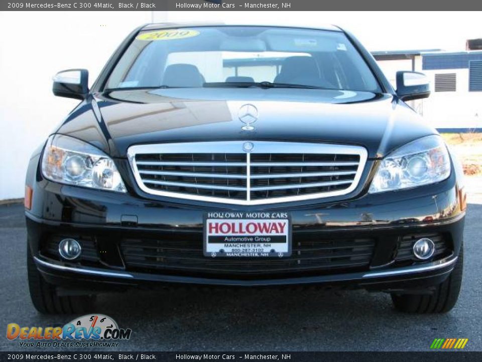 2009 Mercedes-Benz C 300 4Matic Black / Black Photo #2