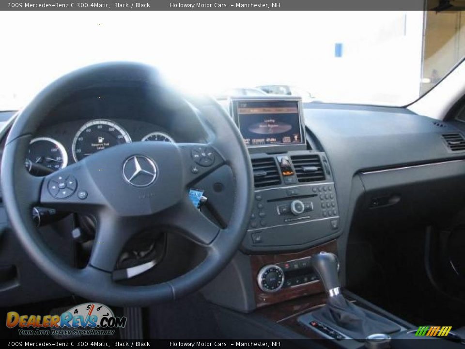 2009 Mercedes-Benz C 300 4Matic Black / Black Photo #7