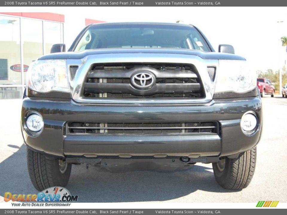 2008 Toyota Tacoma V6 SR5 PreRunner Double Cab Black Sand Pearl / Taupe Photo #2