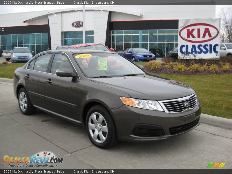 2009 Kia Optima LX Metal Bronze / Beige Photo #1