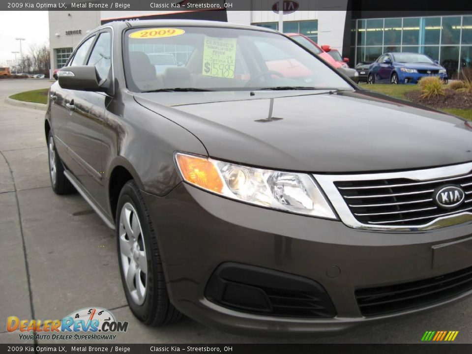 2009 Kia Optima LX Metal Bronze / Beige Photo #4