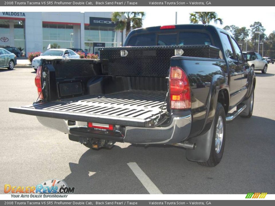 2008 Toyota Tacoma V6 SR5 PreRunner Double Cab Black Sand Pearl / Taupe Photo #6