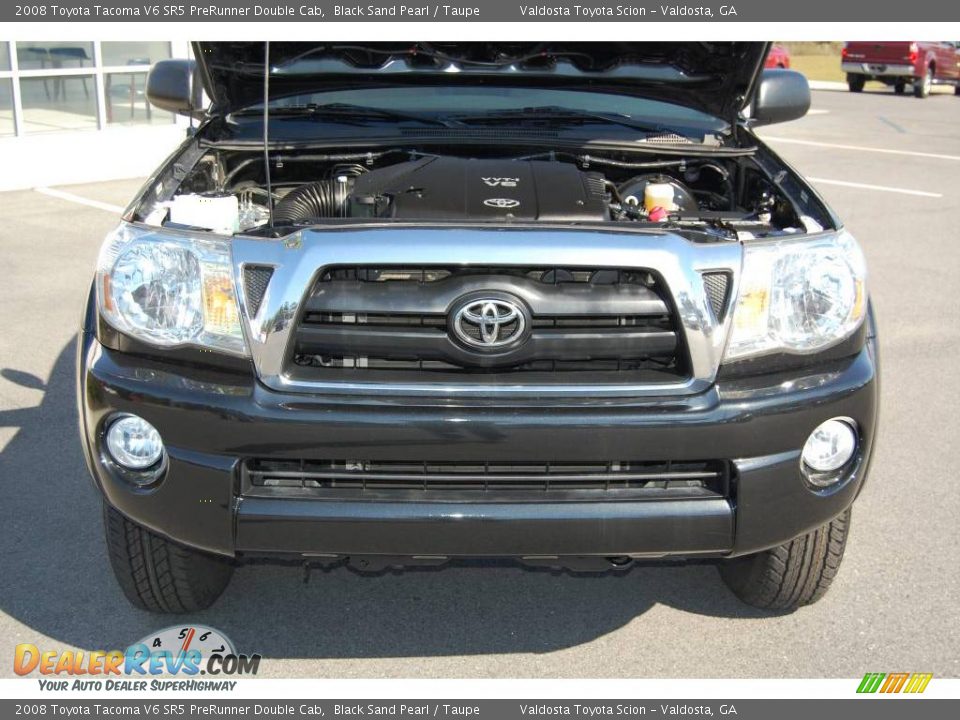 2008 Toyota Tacoma V6 SR5 PreRunner Double Cab Black Sand Pearl / Taupe Photo #8