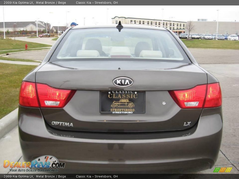 2009 Kia Optima LX Metal Bronze / Beige Photo #6