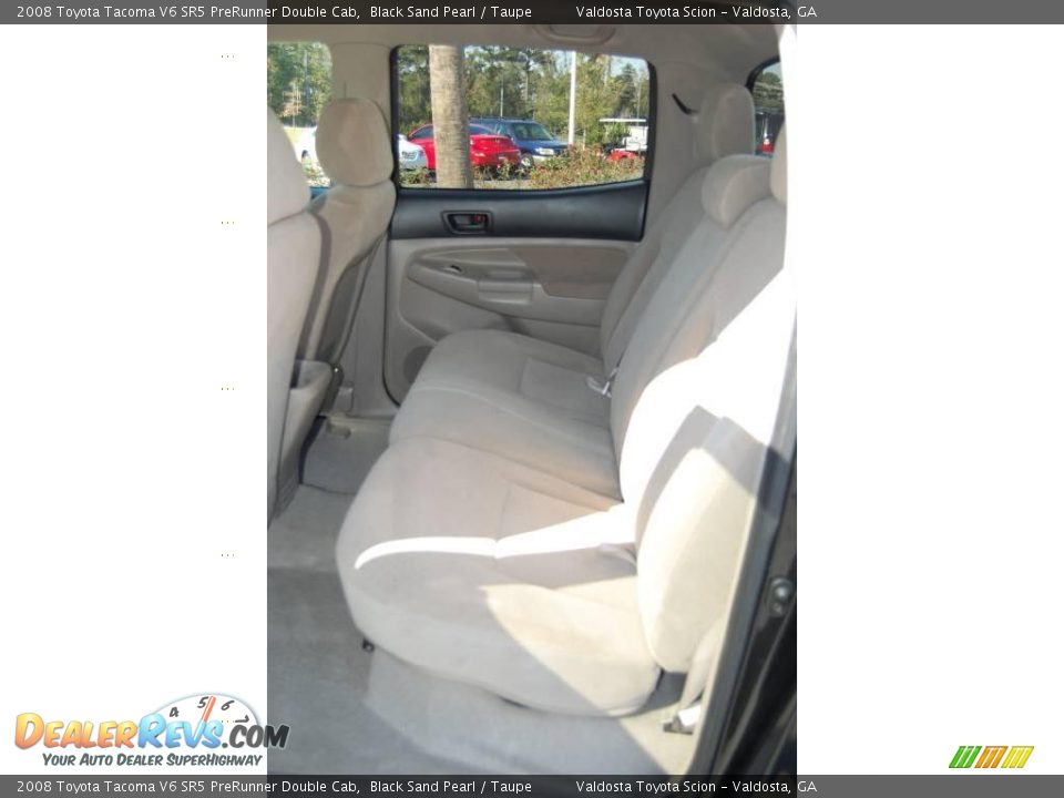2008 Toyota Tacoma V6 SR5 PreRunner Double Cab Black Sand Pearl / Taupe Photo #10