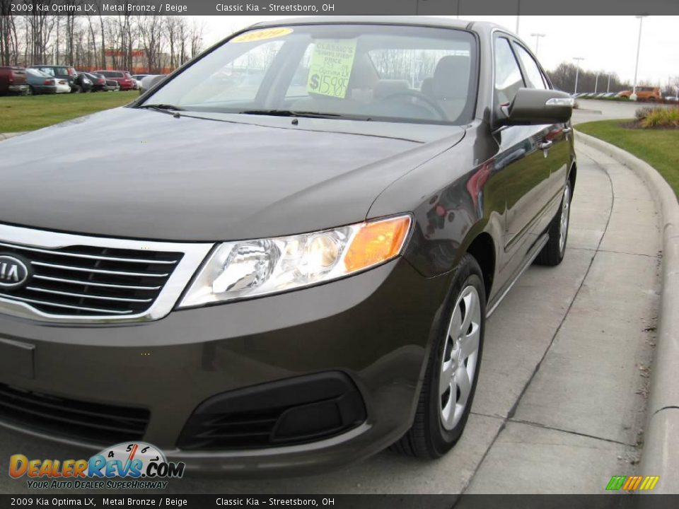 2009 Kia Optima LX Metal Bronze / Beige Photo #9