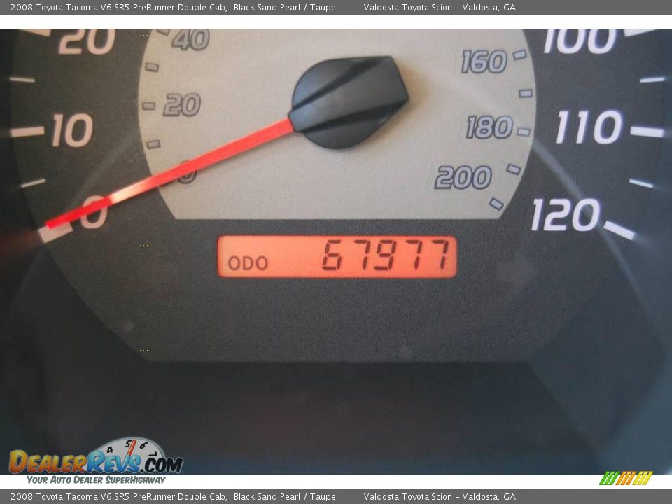 2008 Toyota Tacoma V6 SR5 PreRunner Double Cab Black Sand Pearl / Taupe Photo #15