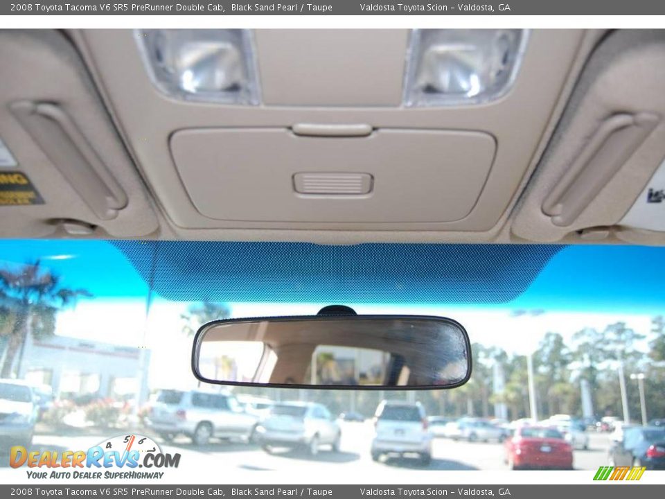 2008 Toyota Tacoma V6 SR5 PreRunner Double Cab Black Sand Pearl / Taupe Photo #16