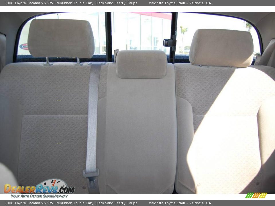2008 Toyota Tacoma V6 SR5 PreRunner Double Cab Black Sand Pearl / Taupe Photo #18
