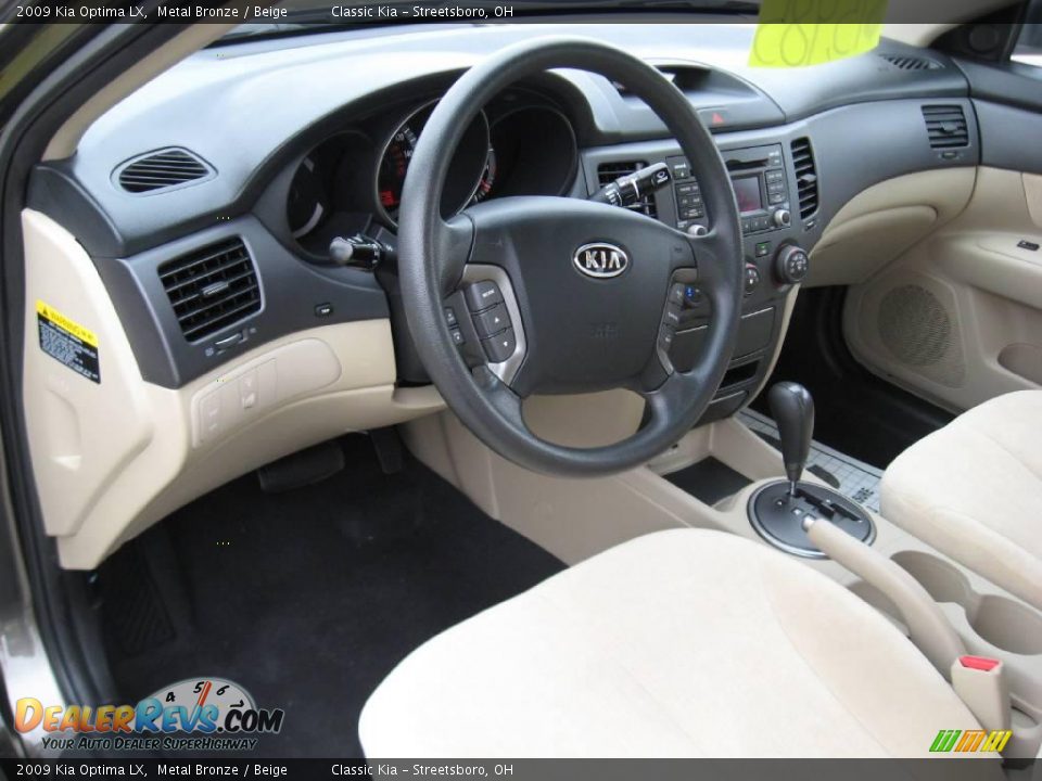 2009 Kia Optima LX Metal Bronze / Beige Photo #24