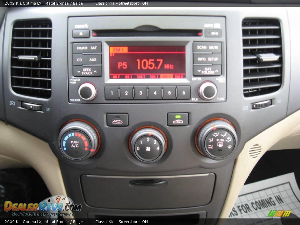 2009 Kia Optima LX Metal Bronze / Beige Photo #29