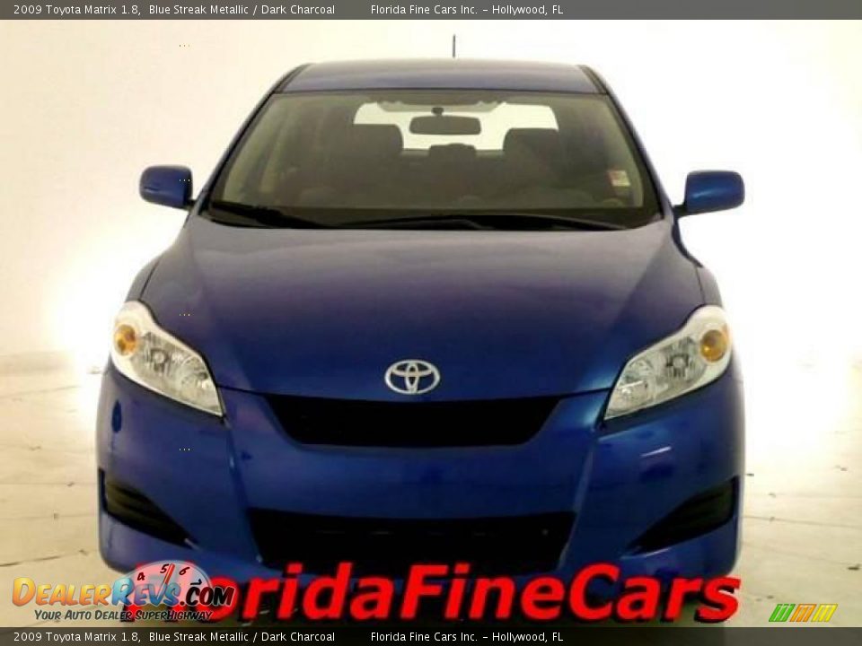 2009 Toyota Matrix 1.8 Blue Streak Metallic / Dark Charcoal Photo #5